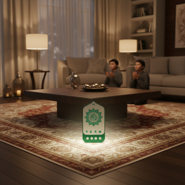 LED Touch Night Light Quran Speaker EU Plug Quran Reciter Player Remote Control Home Office Islamic Religious Audio Device
