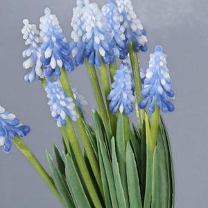 <span class=keywords><strong>Fiori</strong></span> Artificiali di Giacinto Meng Jie Viola e Blu, 6 Steli Ciascuno, per Matrimoni, Decorazioni per la Casa, Oggetti di Scena Fotografici - Product Image 2