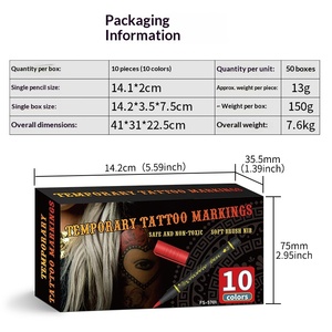 Party <strong>Temporary</strong> <strong>Tattoo</strong> <strong>Pen</strong> Beginner's Skin Painting Body Graffiti Easy to Clean Drawing Marker <strong>Pen</strong> - Product Image 2