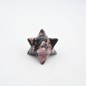 Pirámide de <span class=keywords><strong>jaspe</strong></span> de rodonita, mezcla de piedras, Estrella Merkaba, superventas - Product Image 1