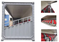 Gradins de stade portatifs et pliables en acier à 3 niveaux personnalisés pour terrains de football et spectacles