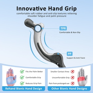 <span class=keywords><strong>Canne</strong></span> pliable légère réglable en alliage d'aluminium Rehand OEM avec poignée en caoutchouc et <span class=keywords><strong>embout</strong></span> large, hauteur réglable de 101,5 à 124,5 cm, charge maximale de 158 kg - Product Image 4