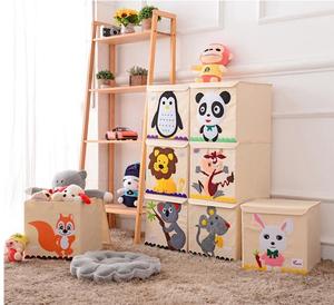 Coffre à jouets pratique pour animaux de la ferme, pliable et repliable, avec couvercle - Product Image 5