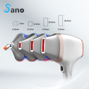 Máquina de láser de diodo 1800W 4 puntas tamaño de punto intercambiable 13,5*38,5mm depilación rápida 755nm 808nm 1064nm Láser de Diodo para clínica - Product Image 3