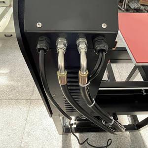 Máquina de prensa de <span class=keywords><strong>calor</strong></span> hidráulica de doble estación más vendida 16x24 planchado automático de ropa abierta - Product Image 5