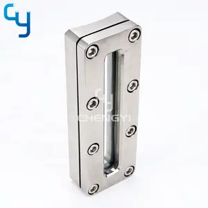 Sight Glass Sanitary Stainless Steel Rectangular Welding Long Sight Glass With Toughened Glass