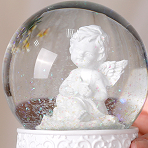 Redeco Alibaba, gran oferta, globo de nieve único Diy, globo de agua de Natividad encantador, globo de nieve de resina para regalo, decoración del hogar - Product Image 3