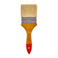 Ensemble de pinceaux d'artiste personnalisables OEM, poils naturels, manche en bois blanc, peinture murale, bricolage, usage industriel, polissage