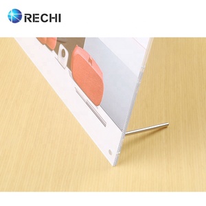 RECHI Giá Đỡ Biển Hiệu Acrylic Trong Suốt Giá Trưng Bày Menu Để Bàn Khung Ảnh Từ Tính Giá Đỡ Biển Hiệu Acrylic Bảng Hiệu Thẻ Menu Bằng Acrylic - Product Image 6