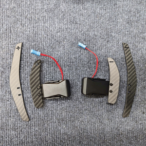 Volante de Fibra de Carbono con Palanca de Cambios Magnética para Carreras, Compatible con F30/F10/F15/F36/F20/F22/F25/F32 M3/M4/M5 X5 E70/<span class=keywords><strong>E90</strong></span>/E91/E92 - Product Image 4