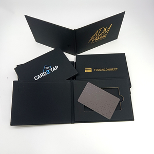 Caja de Regalo para Tarjetas de Visita de Lujo Personalizada, Empaque Plegable con Cierre Magnético, Ranura para Tarjetas de Visita con Impresión en Relieve - Product Image 4