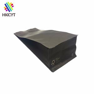 Pochette à fond plat, réutilisable, sachets de café personnalisés avec Valve, sac d'emballage en gros, 250g 500g 1000g 1kg - Product Image 5