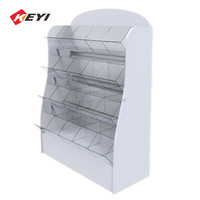Présentoir de magasin de bonbons pour présentoir d'équipement de magasin de bonbons personnalisé double face robuste professionnel OEM ODM 4 couches
