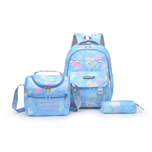 Hot Selling Trending Fashion School <strong>Backpack</strong> for Girls Cool Design Waterproof and Zipper Closure 3 Sets Available - Product Image 4