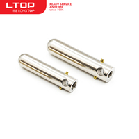 Pins de contact en laiton plaqué pour prises sud-africaines, 250 V, pour pièces de quincaillerie de prises électriques sud-africaines