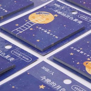 Cartoon Sticky Notes School Supplies <b>Memo</b> <b>Pad</b> Self-Adhesive 3*3Inch Stationery Notepad Creative - Product Image 4