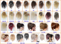 Femmes nouveau Style cheveux synthétiques queues de cheval paresseux moelleux désordonné perruque avec griffe désordonné queue de cheval pour accessoire de mode