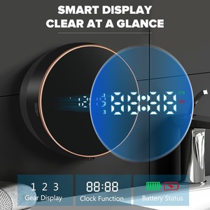 Distributeur automatique de <span class=keywords><strong>savon</strong></span> mousse ABS, écologique, pour hôtel, mural, rechargeable, sans contact, réglable, batterie au lithium, plastique - Product Image 3