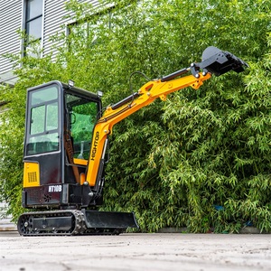 Système entièrement hydraulique, excavatrices de 1 tonne, mini-excavatrice compacte de 1,2 tonne avec cabine pour travaux de construction domestique - Product Image 4