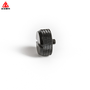 Round Head Knob <b>Screw</b> Metric 12mm Diameter Black Coated Carbon Steel Class 8.8 Coarse Thread Fastener - Product Image 4