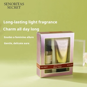 ชุดของขวัญสเปรย์น้ำหอมวิคตอเรียแบบพกพาสำหรับผู้หญิง กลิ่นหอมดอกไม้ติดทนนาน ขนาด 75 มล. + 75 มล. ชุดสองชิ้น ขายตรง - Product Image 2