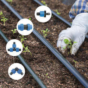 Raccordi a T per Tubi Gocciolatori da 16mm, a 3 Vie con Barba, per Irrigazione Frutteti - Product Image 4