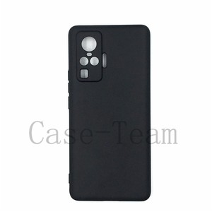 Fabricante al por mayor mate TPU casos suave esmerilado contraportada funda de silicona para teléfono móvil para <span class=keywords><strong>Vivo</strong></span> <span class=keywords><strong>X51</strong></span> <span class=keywords><strong>5G</strong></span> negro - Product Image 1