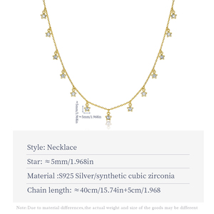 ALICE High <strong>Jewelry</strong> High Zircon Necklace for Women S925 Sterling <strong>Silver</strong> NecklaceShining High-end Zircon Necklace - Product Image 6