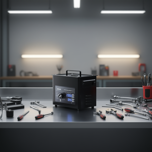 Nettoyeur à ultrasons Vevor 3L avec panier en acier inoxydable et minuterie numérique pour montres, pièces de monnaie, usage commercial - Product Image 2