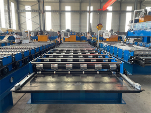 좋은 자동 벽 패널 컬러 스틸 아연 도금 7.2L 철 유약 지붕 타일 만들기 기계 미국에서 - Product Image 5