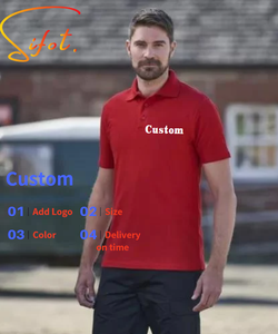 Sifot เสื้อโปโลสำหรับใส่ได้ทั้งชายและหญิงเสื้อถักลายผ้าสำหรับใส่ทำงาน - Product Image 1