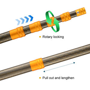 Gancho Telescópico para Barco de Fibra de Carbono con Bloqueo de Sujeción de Acero Inoxidable DUSHI, Poste Telescópico de Fibra de Carbono para Yate - Product Image 2