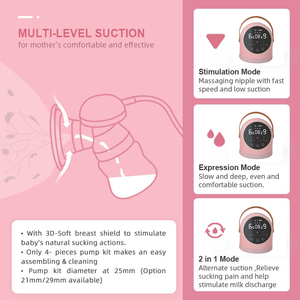 Extractor de Leche Materna <span class=keywords><strong>Eléctrico</strong></span> Doble HORIGEN 3D, con Certificación Médica CE, Grado Hospitalario, Silicona, Doble Motor, el <span class=keywords><strong>Mejor</strong></span> Extractor de Leche Materna <span class=keywords><strong>Eléctrico</strong></span> - Product Image 5