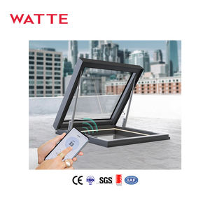 Nhà máy tự động Hàng Đầu Treo rooflight nhiệt phá vỡ nhôm kính cường lực điện Mở Cửa Sổ mái bằng phẳng Skylight - Product Image 1