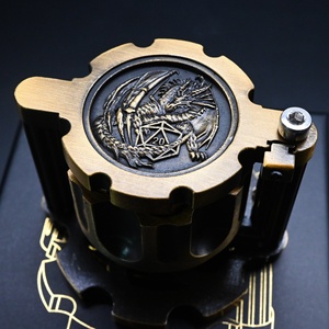 ゲーマーのためのサイバーパンクスタイルスピニングリボルバーシリンダーコンテナメタル弾丸ダイス - Product Image 5