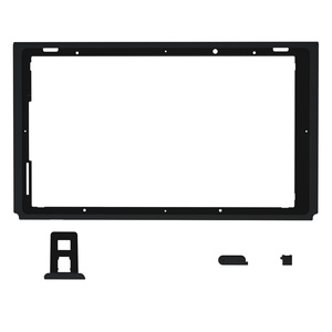 Black DIY Housing Shell Replacement Faceplate Front Frame for Nintendo <b>Switch</b> Console with Volume up Down Power Buttons - Product Image 1