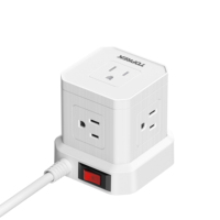 Prise d'extension standard américaine de haute qualité prise USB multiprise avec 5 prises 4 ports USB commutateurs intelligents prise pour bureau