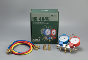 HONGSEN Hochwertiges Dual-Gauge-Verteiler ventil mit Lades ch lauch und Schnell kupplung - Product Image 2