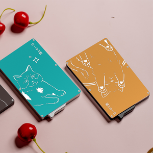 Portefeuille en aluminium magnétique RFID personnalisé Kaisca, 6 pouces, 8 mm d'épaisseur, porte-cartes de crédit, poche pour un rangement sécurisé - Product Image 3