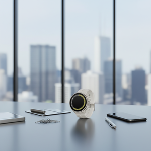 Reloj Inteligente con Monitor de Sueño AMOLED Redondo, con Correa de Goma de Carga Magnética, Despertador y Reproductor de Música - Product Image 4