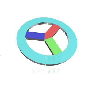 Tùy chỉnh hình dạng bánh rán gạch ánh sáng Dimmable RGBW thép không gỉ trong chiếu sáng mặt đất - Product Image 3
