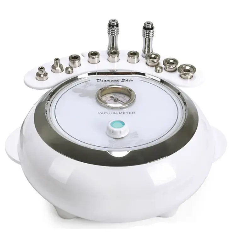 Vente chaude soins de la peau du visage dispositif de nettoyage en profondeur enlever les points noirs 3 en 1 cristal diamant peeling microdermabrasion Machine