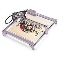 Mesin Pengukir Laser Mini Portabel DIY Berkualitas Tinggi Desktop CNC A5 Pro 40W untuk Kayu, Pena, Logam, Kartu
