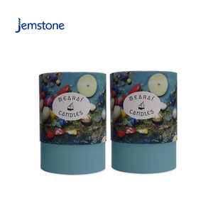 Caja de cartón cilíndrica para embalaje de velas, arena, cera, bloques de cera, regalos, velas, uso minorista. - Product Image 1
