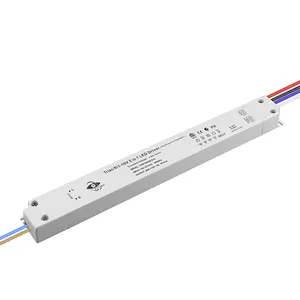 UL ETL FCC Ultra slim led אספקת חשמל ליניארי אור Class 2 טריאק ניתן לעמעום 30w 36w 60w 96w 100w 150w LED נהג 230V 120V AC