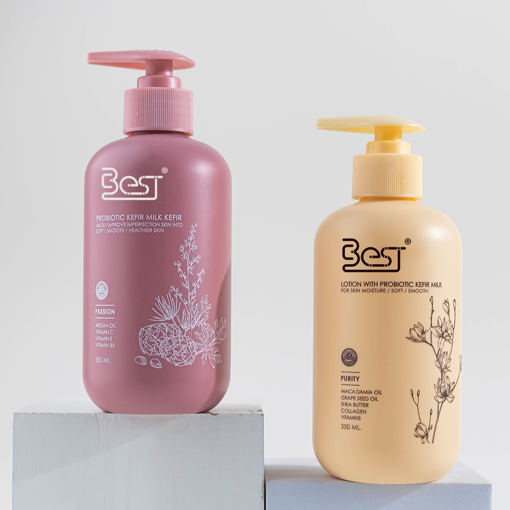 Bouteille rouge mat + pompe rouge mat