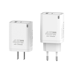 Fabricant OEM USB-C d'éclairage LED EU US UK et double ports 45W 3A PD QC3.0 adaptateur de voyage à charge rapide <span class=keywords><strong>chargeur</strong></span> mural câble de type c - Product Image 3