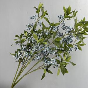 Branches artificielles réalistes de baies rouges H-1024 pour <span class=keywords><strong>le</strong></span> Nouvel An chinois, décoration de la maison, du hall d'hôtel, des mariages, vente en gros - Product Image 3