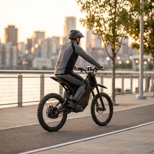 Motocicleta Todoterreno 3Plus Powerful MX10 de 2000W, 65 km/h, Suspensión Completa, Batería de Litio de 60V 20Ah, Moto Eléctrica para Adultos - Product Image 1