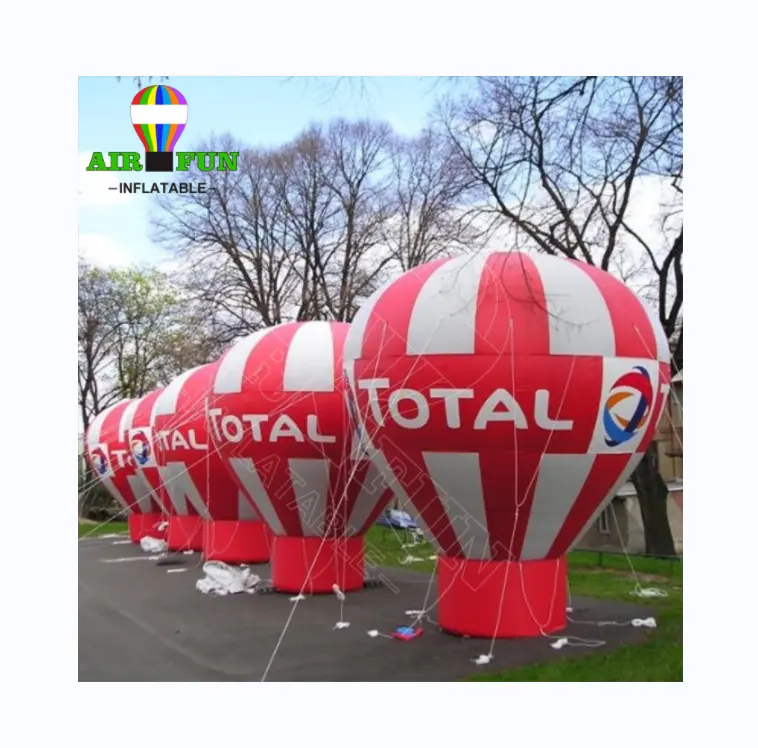 Ballon gonflable géant pour la publicité peut ajouter un logo Ballons sur le toit